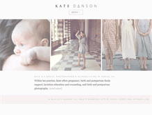 Tablet Screenshot of katedanson.com